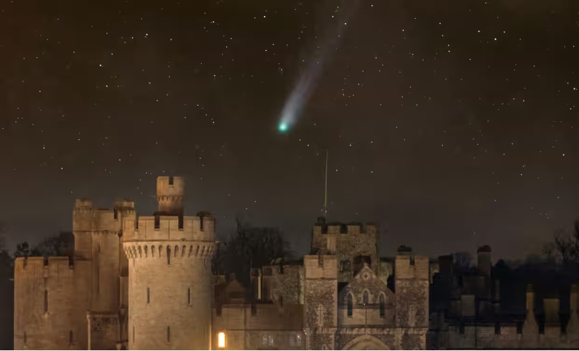 This month, a comet “bigger than Everest” may be seen to the unaided eye.